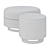 Elegant Bruno Moinard Poufs 3D model small image 2