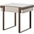 Avenue Bedside Table 1 Drawer 3D model small image 1