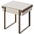 Avenue Bedside Table 1 Drawer 3D model small image 4