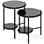 BAMBOO Side Table, Luxe Living 3D model small image 4