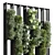 Wooden Frame Plant Partition Box 3D model small image 3