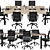 Modern Designer Office Conference Table 3D model small image 4
