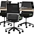 Modern Designer Office Conference Table 3D model small image 8