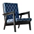 Vintage Armchair, Classic Design 3D model small image 8