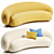 Modern Comfort Julep Chaise Longue 3D model small image 1