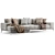 Modern Italian Blake Chaise Longue 3D model small image 4