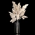 Luxury Pampas Grass Bouquet Vase 3D model small image 11