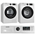 Samsung Washer & Dryer Combo - DV80TA020AX 3D model small image 3