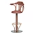 Curved Wood Stool: Unique Design 3D model small image 1