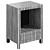 Monochrome Bone Inlay Nightstand. 3D model small image 1