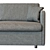 Convertible Sectional Sofa Bed by BODEMA 3D model small image 3