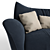 Sleek Natuzzi Juno 3-Seater 3D model small image 4