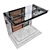 Modern Glass Entrance Canopy Kit 3D model small image 5