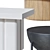 Modern CB2 Side Tables Collection 3D model small image 2