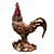 Corona Rooster Sculpture Model 2016 3D model small image 1