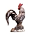Corona Rooster Sculpture Model 2016 3D model small image 4