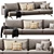 Lemamobili Mustique 3-Seater Sofa 3D model small image 5