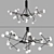 Modern Moto LED Chandelier 3D model small image 3