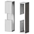 Modern LED Outdoor Wall Light 3D model small image 4