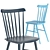 Retro-style Ironica & 18 Chairs 3D model small image 3