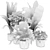 Quality Indoor Plant Collection - Monstera, Peace Lily, Pothos 3D model small image 6
