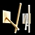 Elegant Crossroads LED Wall Sconce 3D model small image 1