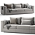 Modern Jesse Alfred Sofa Design 3D model small image 5