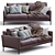Modern Interface Leather Sofa LUCA 3D model small image 7