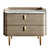Modern Neoclassic Bedside Table 3D model small image 1
