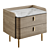 Modern Neoclassic Bedside Table 3D model small image 2