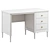 Elite Ellipse Wooden Writing Desk 3D model small image 1