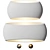 Sleek Plaster Wall Sconce 3D model small image 1