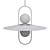 Brass 2-Light LED Pendant 3D model small image 2