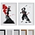 Modern Japanese Style Silhouette Picture Set 3D model small image 1