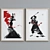 Modern Japanese Style Silhouette Picture Set 3D model small image 4