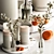 Modern Bathroom Accessories Set 3D model small image 3