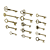 Vintage Key Assortment, 15 Keys 3D model small image 1