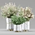 Pampas & Branches Bouquet Set 3D model small image 1