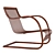 Sleek Modern Lounge Chair 3D model small image 3