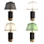 Modern Table Lamp by Malerba 3D model small image 2