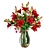 Luxury Red Lily Bouquet 3D 3D model small image 3