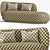 Rico Boucle Sofa 3D Model 3D model small image 3