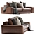 Hudson 2013 Sofa Model 3D 3D model small image 3