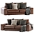 Hudson 2013 Sofa Model 3D 3D model small image 4