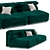 Modern Modular IBIZA Sofa 3D model small image 2