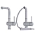 Sleek AKASHI-S Mixer with Smoothed OBJ 3D model small image 3