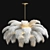 Elegant Ostrich Feather Chandelier 3D model small image 5