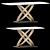 Designer Marble Table Lalume 3D model small image 1