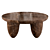 Luxury Marble Coffee Table Lunarys 3D model small image 2