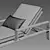 Restoration Hardware Teak Chaise Lounger 3D model small image 4